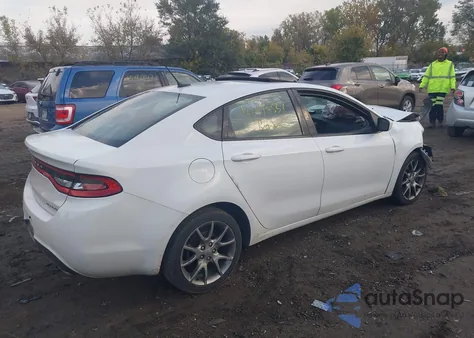 2015 Dodge Dart Sxt из США, поврежденный, VIN 1C3CDFBB7FD182191